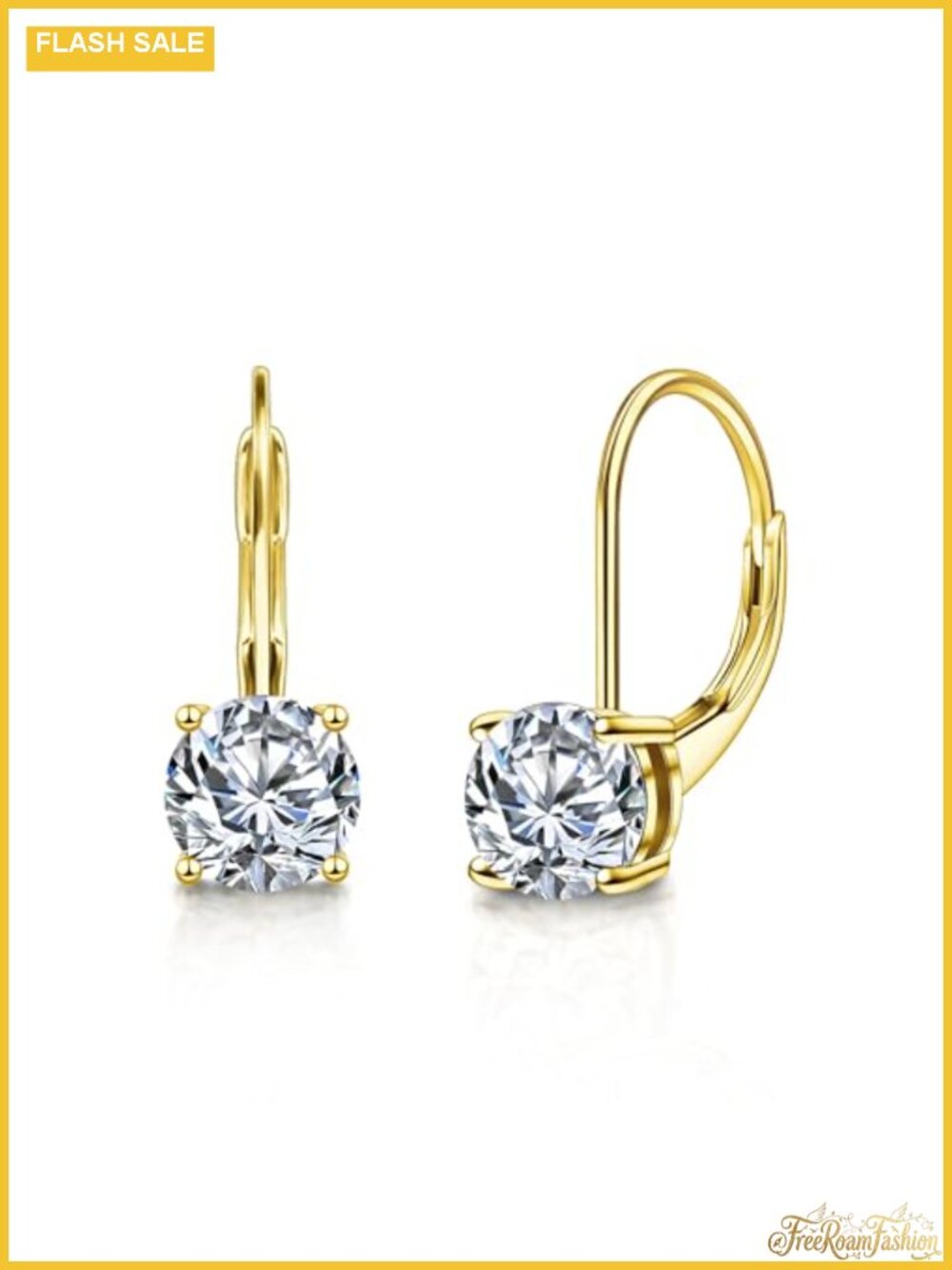 Sterling Silver Moissanite Drop Earrings 2.0ct VVS1 Dangle for Women